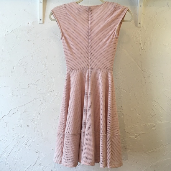Blush Pink Eyelet Dress - Picture 2 of 3